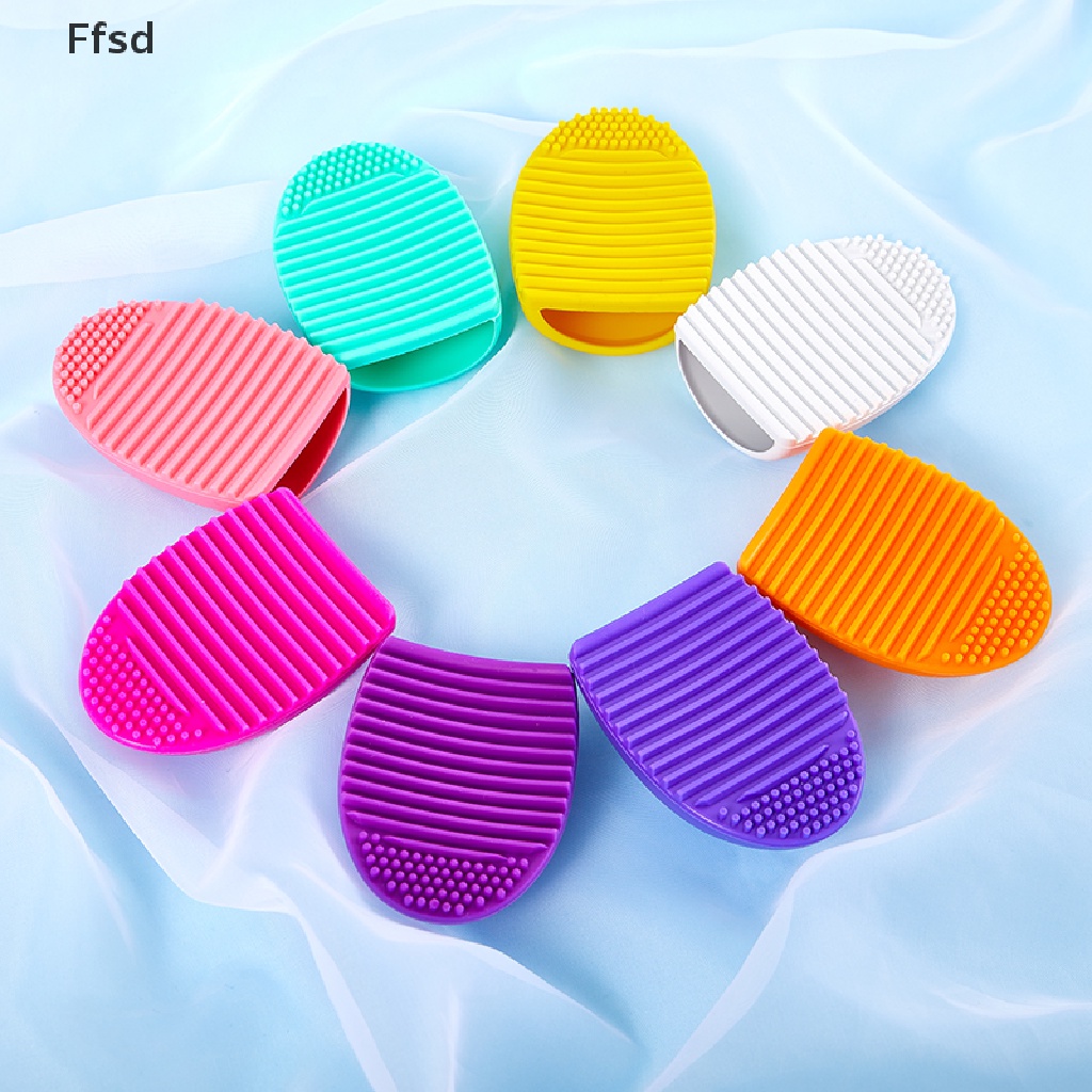 [Hàng mới về] Dụng cụ vệ sinh cọ trang điểm bằng silicone tiện dụng