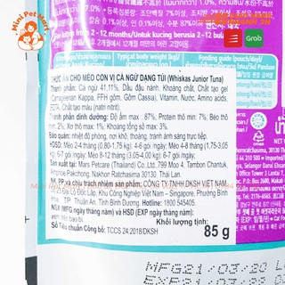Pate cho mèo con WHISKAS 85g
