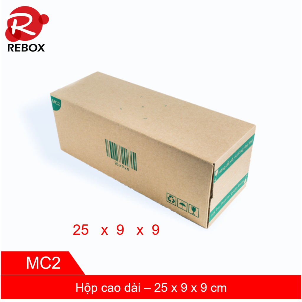 Hộp carton 25x9x9 - Combo 60 thùng hộp đóng hàng giá rẻ
