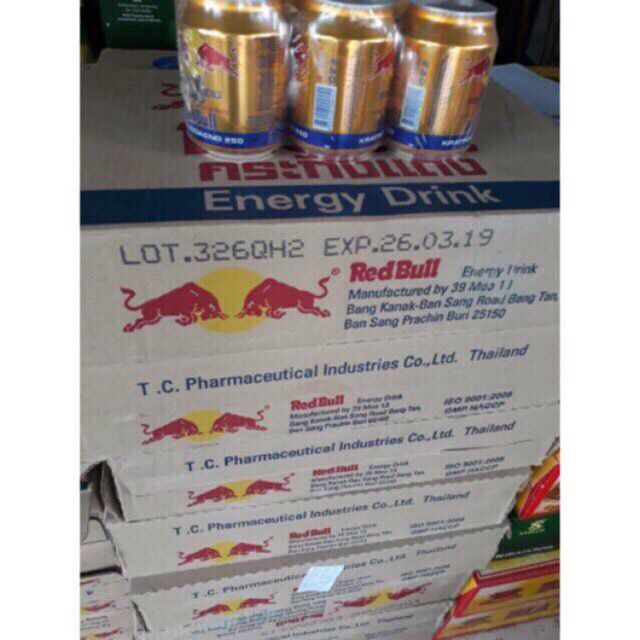 1 thùng Bò húc redbull thái lan