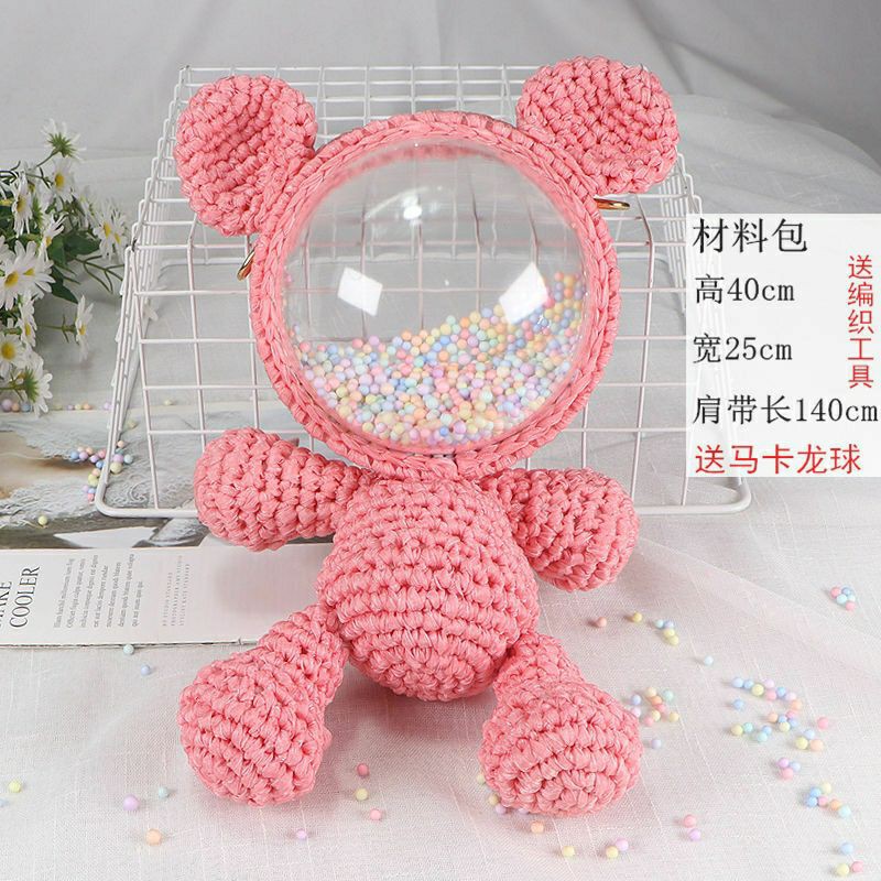 Set Túi Đeo chéo Đan Len Thủ Công Dễ thương