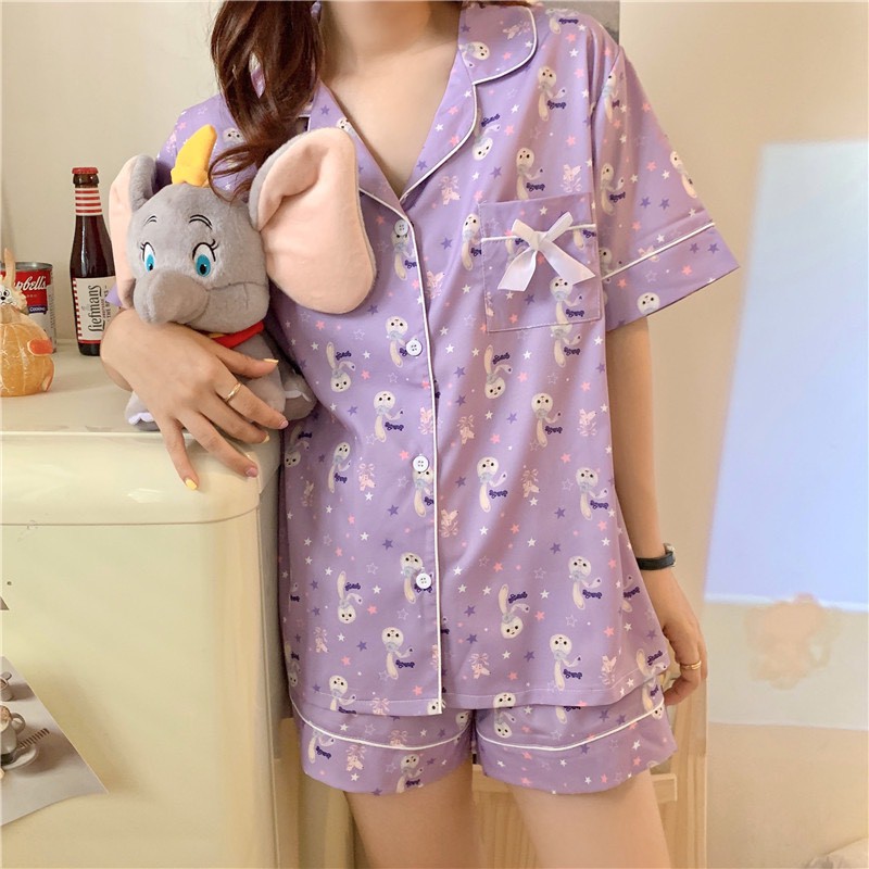 Bộ Pijama Tay Cộc Quần Ngắn Chất Xịn Thoáng Mát Đa Dạng Mẫu Mã