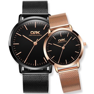 Đồng Hồ Đeo Tay OPK 8101 Thời Trang Công Sở Hàn Quốc Cho Cặp Đôi