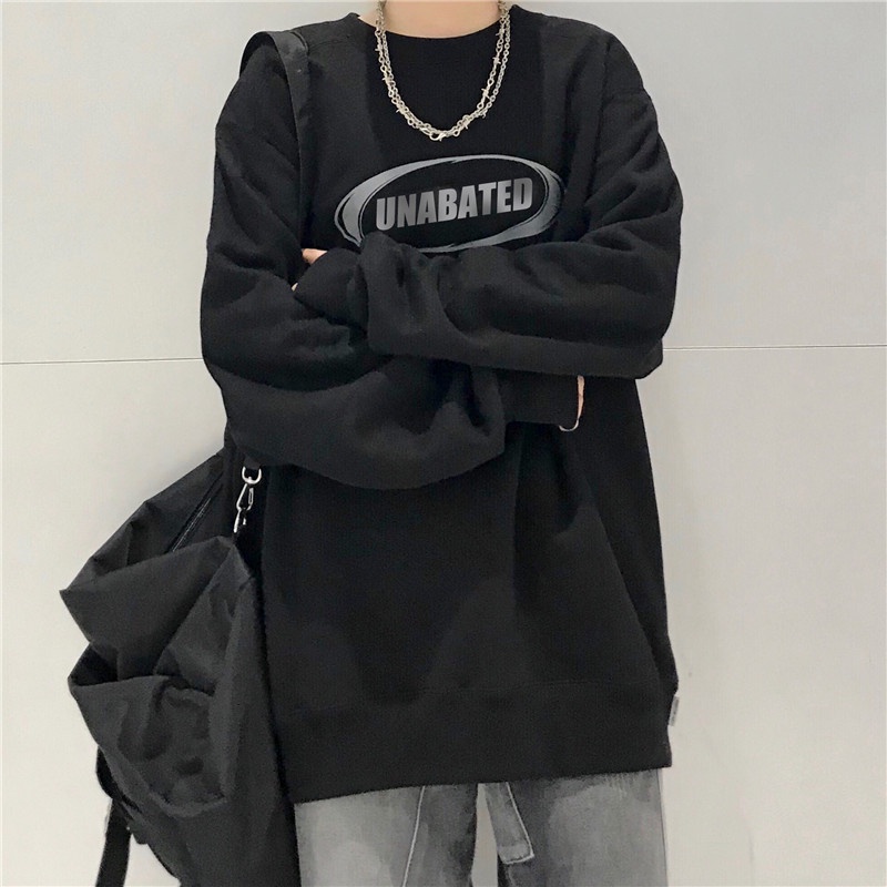 Áo sweater nam nữ form rộng Yinxx, áo tay dài nỉ bông unisex vải dày SWT810