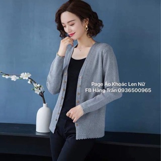 Áo khoác len hai hàng cúc mẫu mới