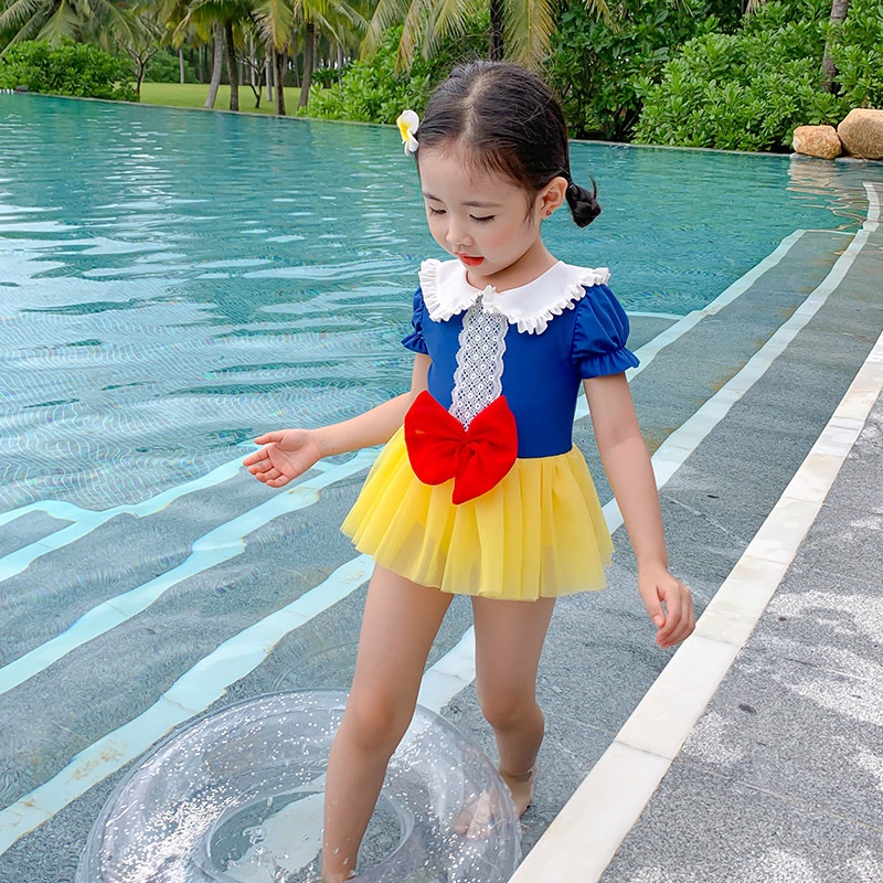 Đồ Bơi Một Mảnh Hình Bạch Tuyết Cho Bé