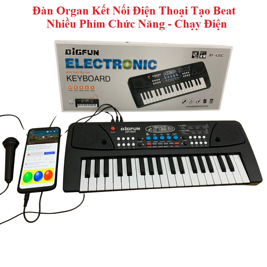 Đồ Chơi Đàn Organ Có Micro Đa Dạng Bài Hát Và Giai Điệu Cho Bé Tập Đàn Hát Làm Ca Sĩ - Teemostores