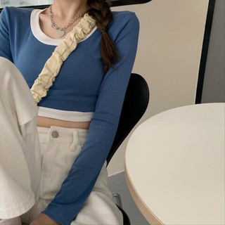Áo thun croptop tay dài cá tính