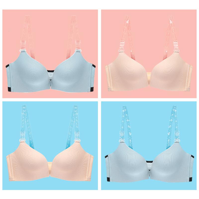 Dây áo ngực bản rộng trong suốt không trượt hình hoa dành cho nữ