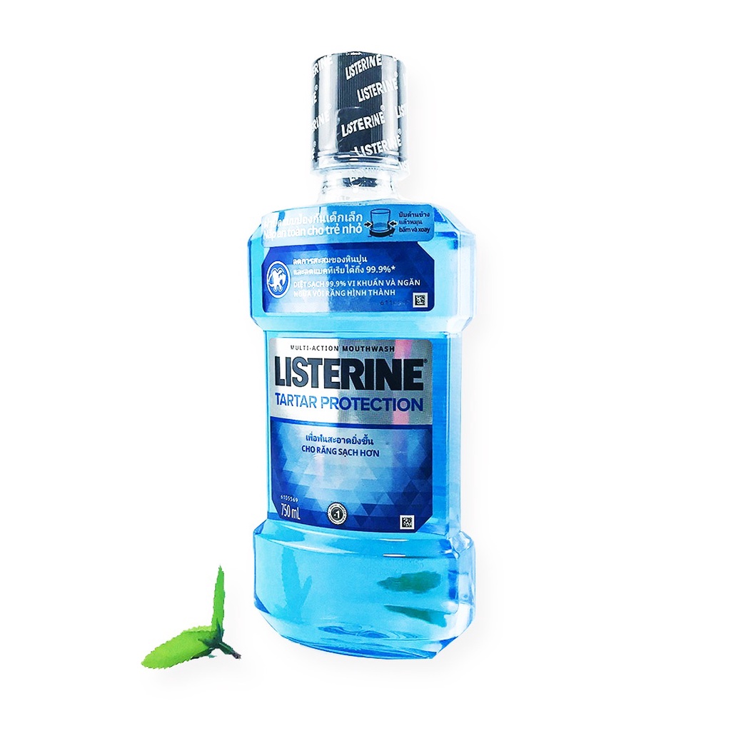 Nước súc miệng Listerine 750ml (giảm vôi răng) (MP6930)