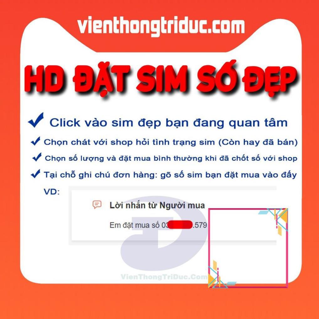 [SIM SỐ ĐẸP] Ưu Đãi Khủng - Số Dễ Nhớ Hợp Mệnh - Phong Thủy Cao - Giá Rẻ Nhất Thị Trường - Nhận Tìm Sim Theo Yêu Cầu