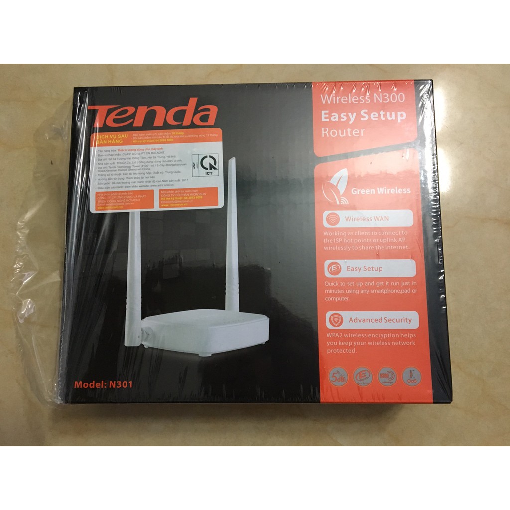Bộ phát sóng wifi Tenda. N301 chính hãng ADNT | BigBuy360 - bigbuy360.vn