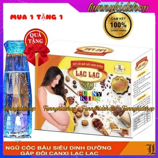 Ngũ cốc Bầu Lạc Lạc (hộp 30 gói) - Ngũ cốc Lạc Lạc siêu dinh dưỡng Ngũ cốc bầu giảm ốm nghén