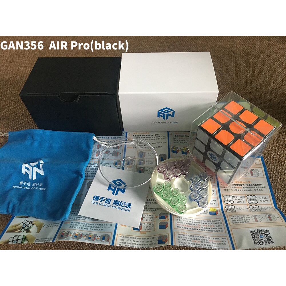 【Champion's choice】Gan 356 Air Pro 3x3x3 Rubik Speed Cube with Numeric Professional IPG Gans Puzzle Cubes