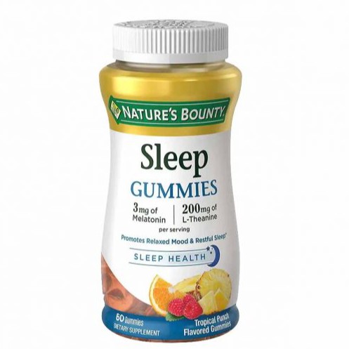 Kẹo dẻo ngủ ngon Nature’s Bounty Sleep Health Gummies 60v