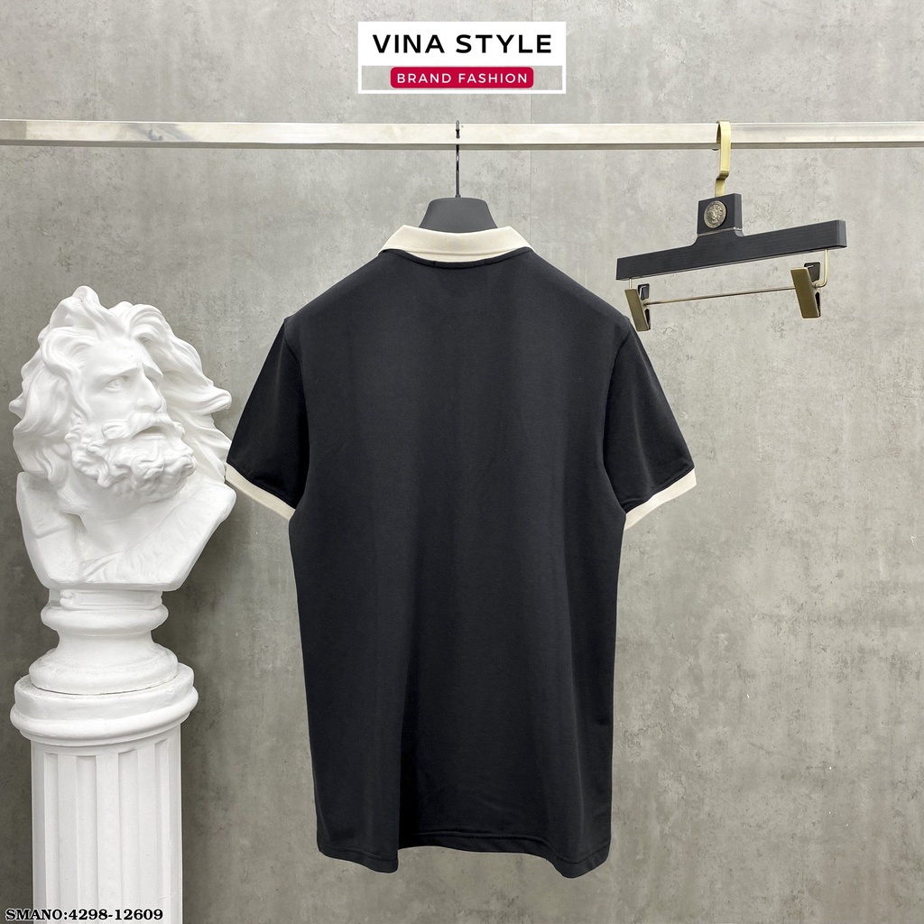 Áo Polo Hoạ Tiết GC - Áo phông Cổ Bẻ The North Face GC 3 Màu Đen Trắng Be