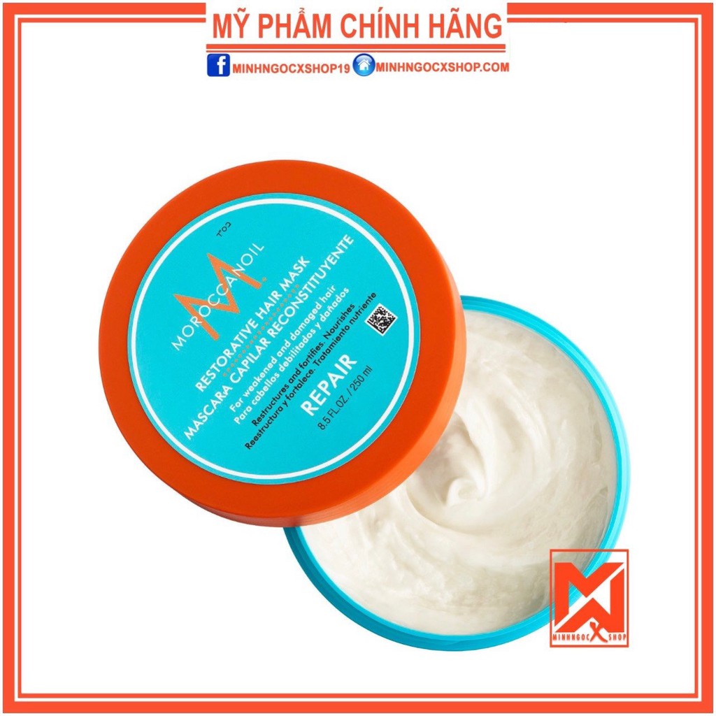 MOROCCANOIL HẤP PHỤC HỒI TÓC MOROCCANOIL RESTORATIVE HAIR MASK 250 - 500ML CHÍNH HÃNG