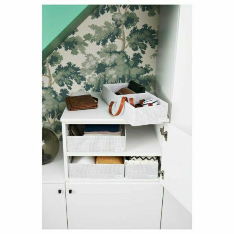 HỘP CHIA QUẦN ÁO  IKEA STUK CARO 51x20x10cm
