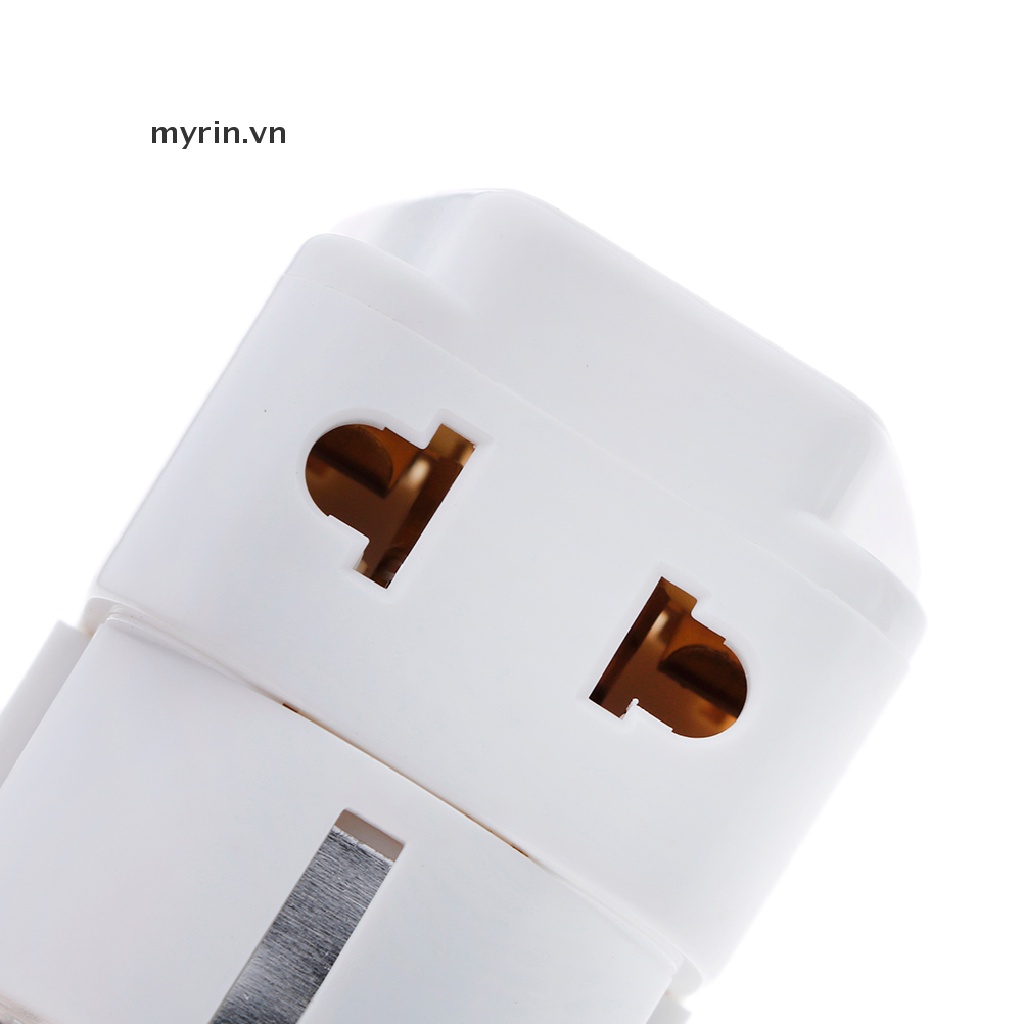 Phích Cắm Chuyển Đổi Từ 1 Sang 2 Cổng Cắm 5mm UK / US / EU / AU 2 / 3 Chấu Tiện Dụng