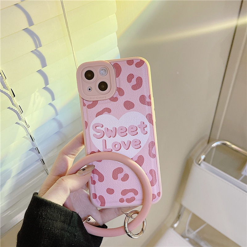 Ốp lưng iphone Ốp Điện Thoại Da In Họa Tiết Da Báo Cho iphone 13Pro 14pro 11 xsmax 7 8 Dinuo case