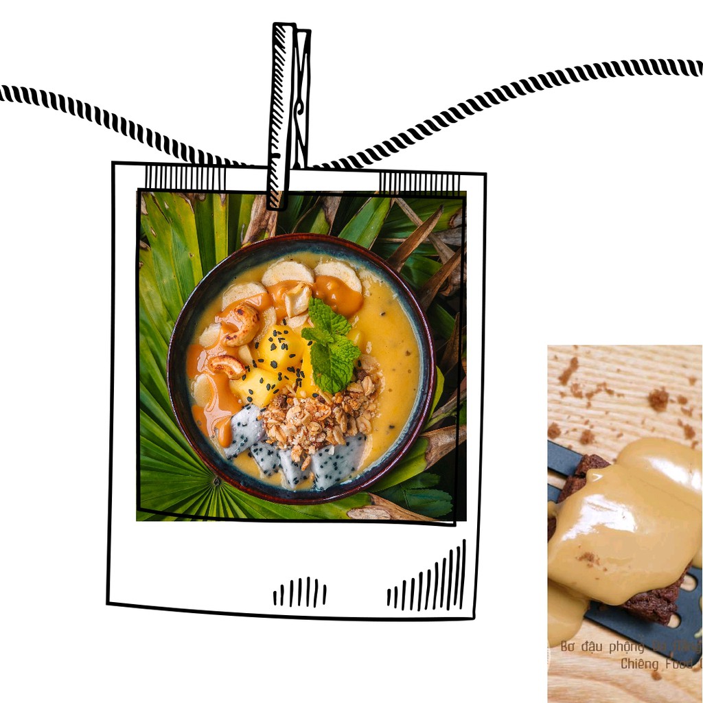 Combo 3 - 1 Bơ đậu phộng + 1 Bơ mè + 1 Bơ hạt điều - Bơ hạt không đường, Bơ hạt ăn kiêng, Bơ hạt nguyên chất - 220g/550g