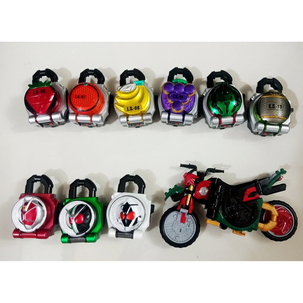 Đồ chơi Kamen Rider Gaim Dx Lockseed các loại - siêu nhân mặt nạ trái cây.