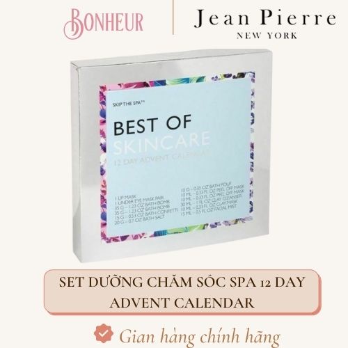 Set dưỡng chăm sóc 12 DAY ADVENT CALENDAR của hãng BrandJean Pierre