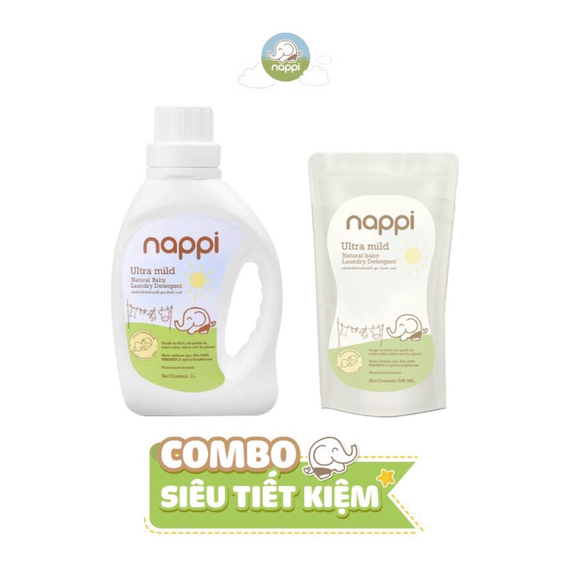 Combo Nước Giặt Dầu Cọ Nappi