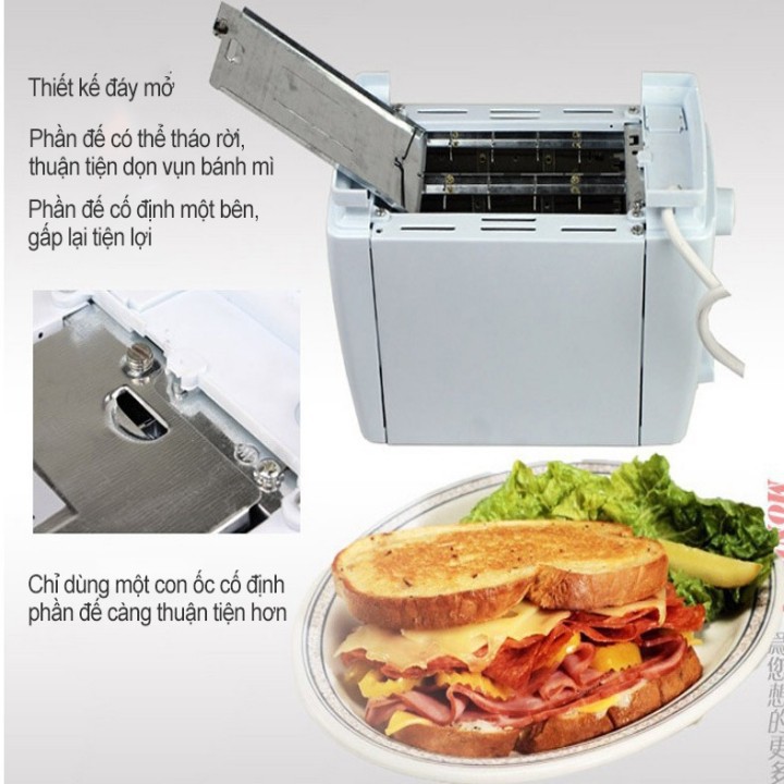 [ Home and Garden ] - Nướng bánh mì thế này mới giàu dinh dưỡng nhất! 2 SLICE TOASTER