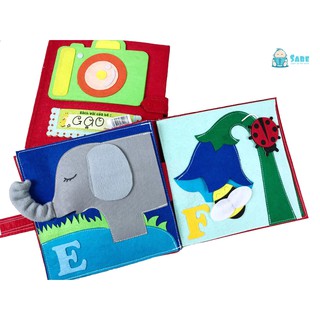 Sách vải the Alphabet (bé 6 đến 15 tháng)