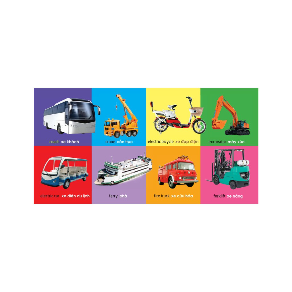 Sách: 101 First Words - 101 Từ Đầu Tiên Về Giao Thông