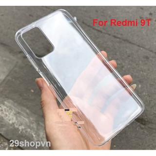 Ốp Xiaomi Redmi 9T dẻo trong suốt (Loại đẹp)