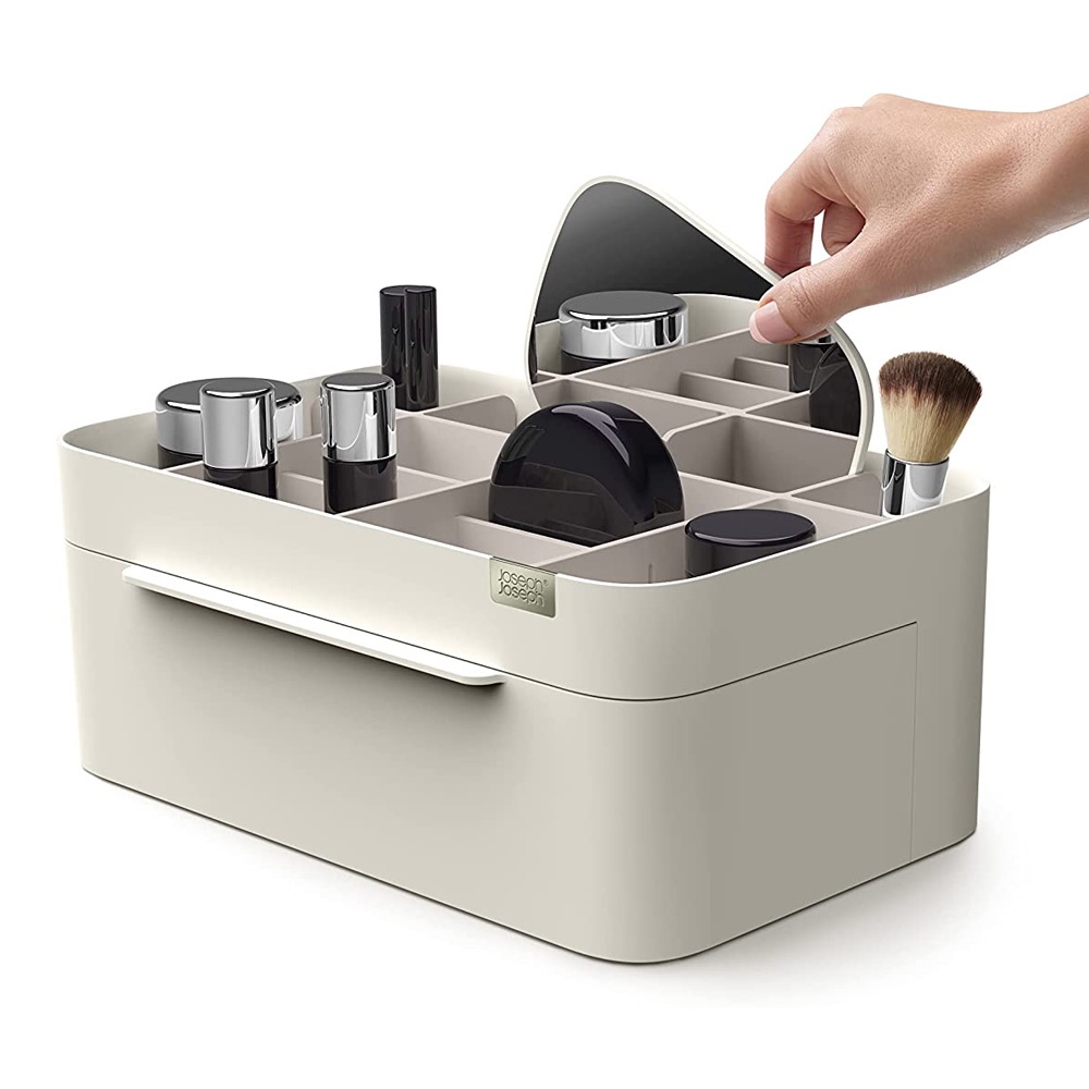 Hộp chữ nhật đựng đồ trang điểm kèm gương Joseph Joseph 75005 Viva, nhập Đức chính hãng