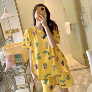 Dallm BỘ NGỦ COTTON CỘC TAY hàng mẫu