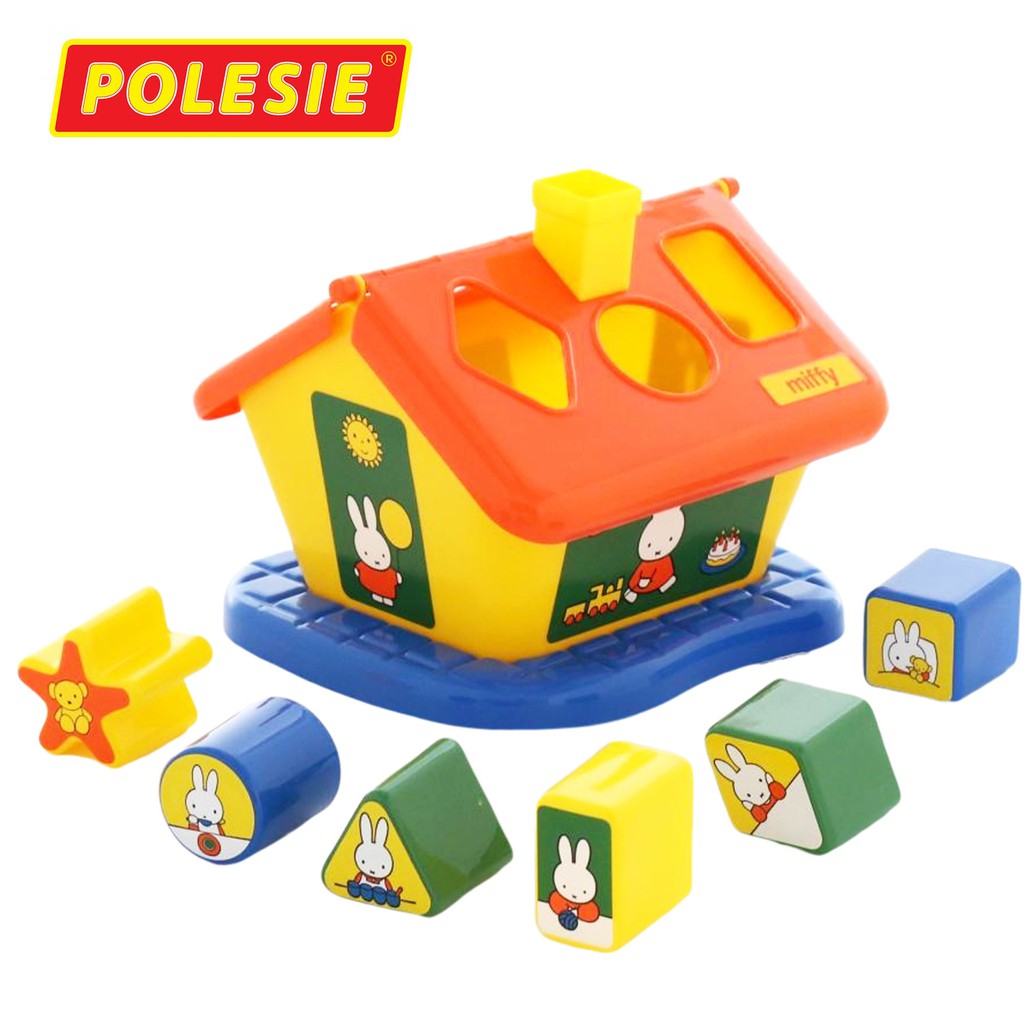 Bộ đồ chơi thả hình Ngôi nhà thỏ Miffy - Polesie Toys