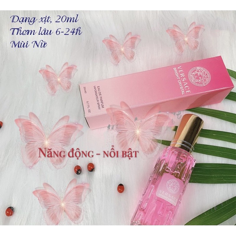 [Chính Hãng] NƯỚC HOA NỮ Dạng Xịt Chai Mini 20ml