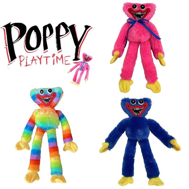 40-100cm Poppy Playtime Huggy Wuggy Plush Toys Halloween Home Decoration Pillow