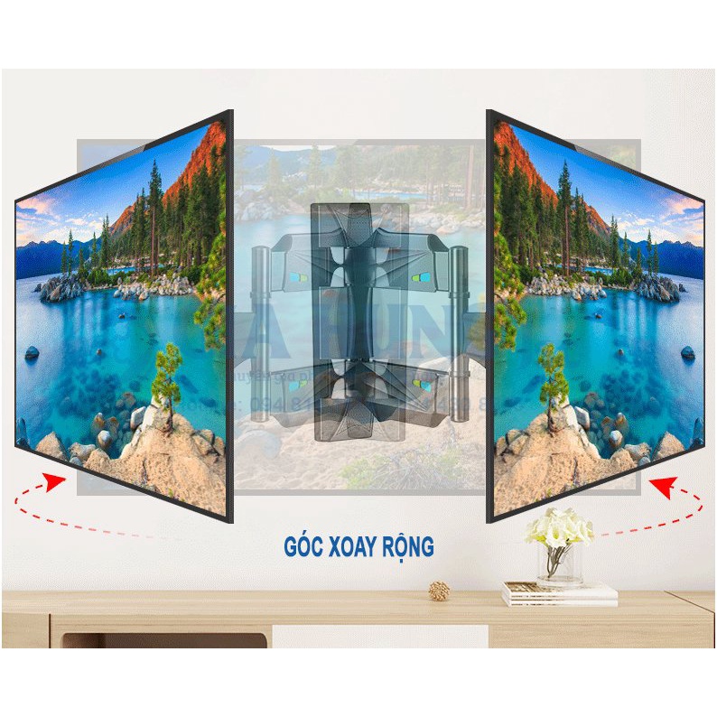 Giá treo ti vi xoay 90 độ cho ti vi 40- 55 inch KL Q4