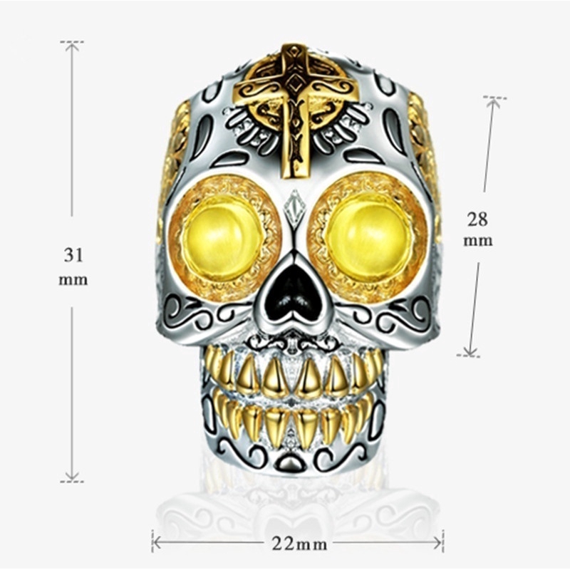 Nhẫn thép không gỉ 316L thiết kế độc đáo cá tính