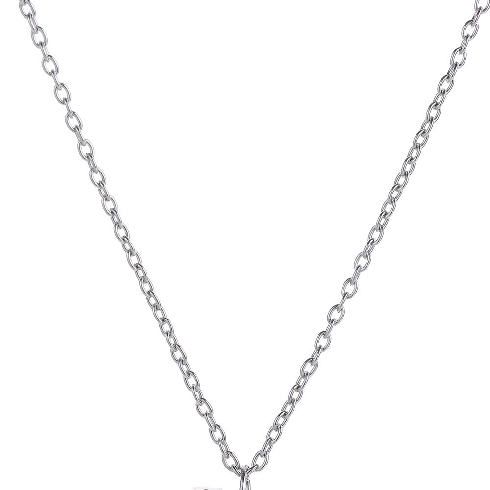 Vòng cổ Hai Lớp Màu Đen Trang Trí Hình Trái Tim Thời Trang Dành Cho Nam Nữ