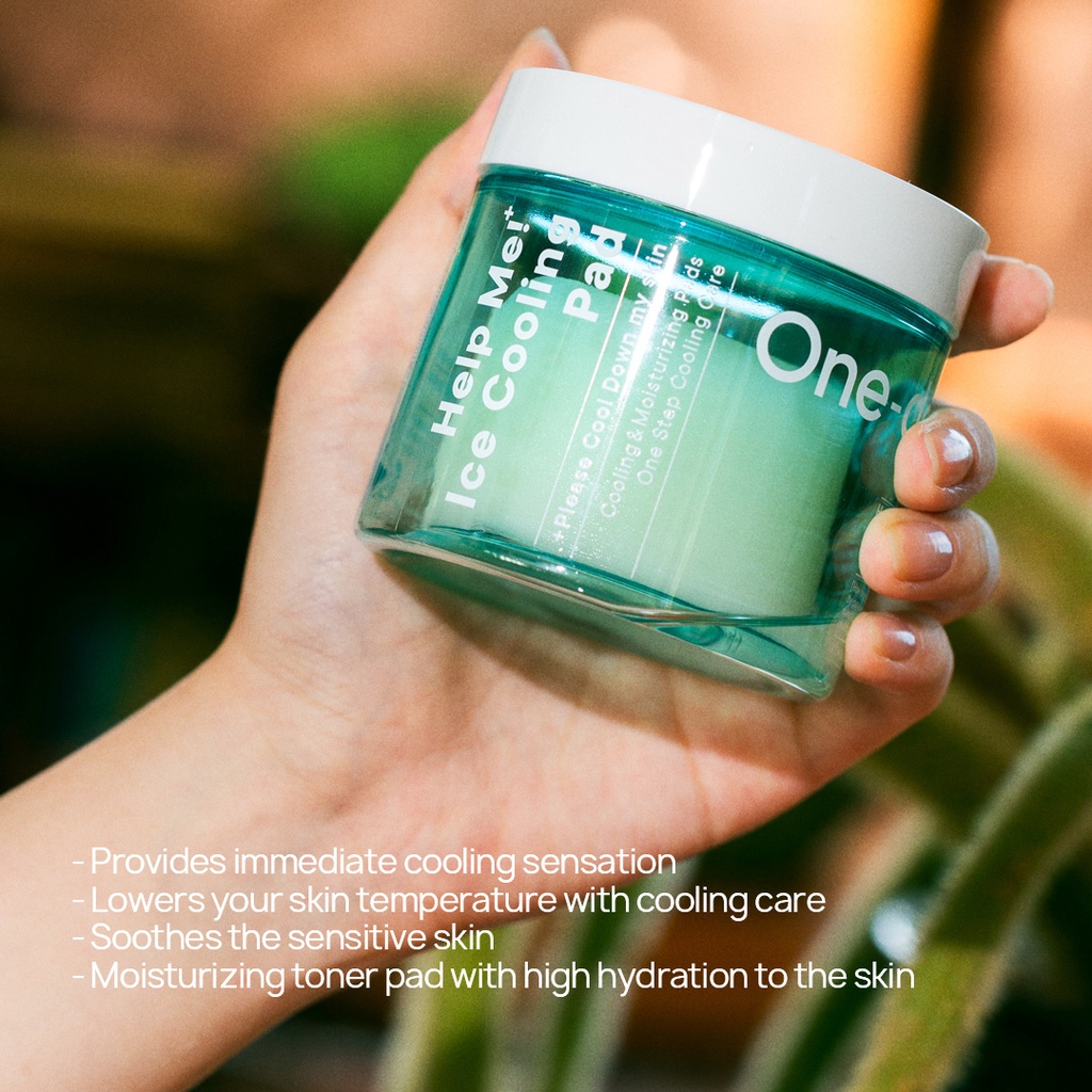 Bông Đắp Toner Làm Mát Da Dịu Da Dưỡng Ẩm ONE DAY'S YOU Help Me Ice Cooling Pad
