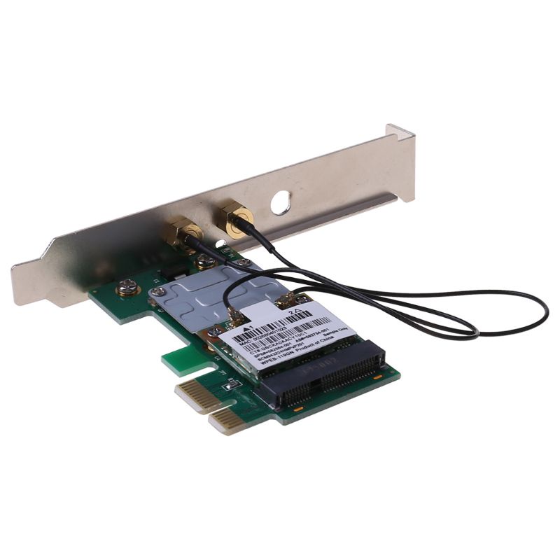 Bảng mạch kết nối thẻ wifi không dây BCM943225HMS PCI-E băng tần kép và ăng ten 300m cho máy tính