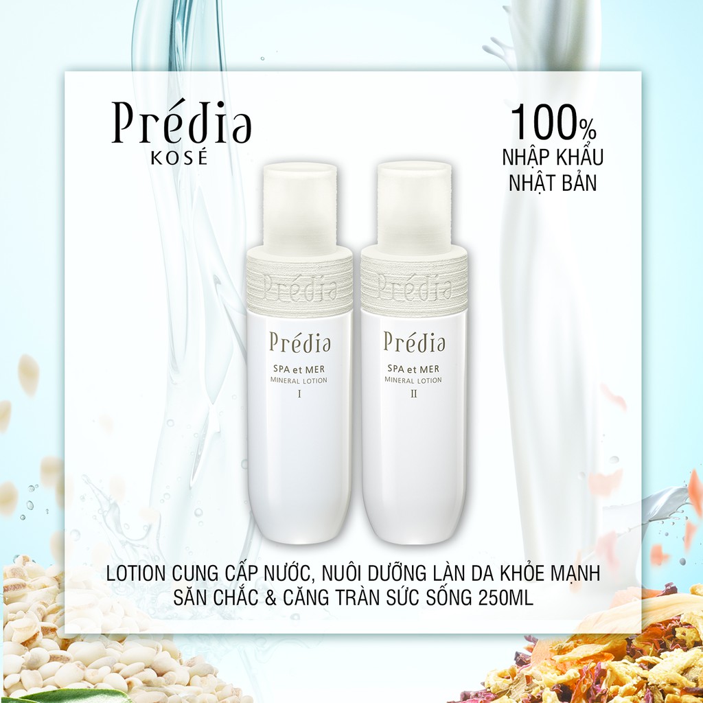 Lotion cung cấp nước và nuôi dưỡng da Kosé Prédia Spa Et Mer Mineral Lotion I/II 230ml