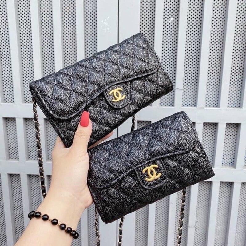 Ví Bóp Nữ Mini Da Hạt, Ví Chà Neo Nữ Đeo Chéo 3 Size