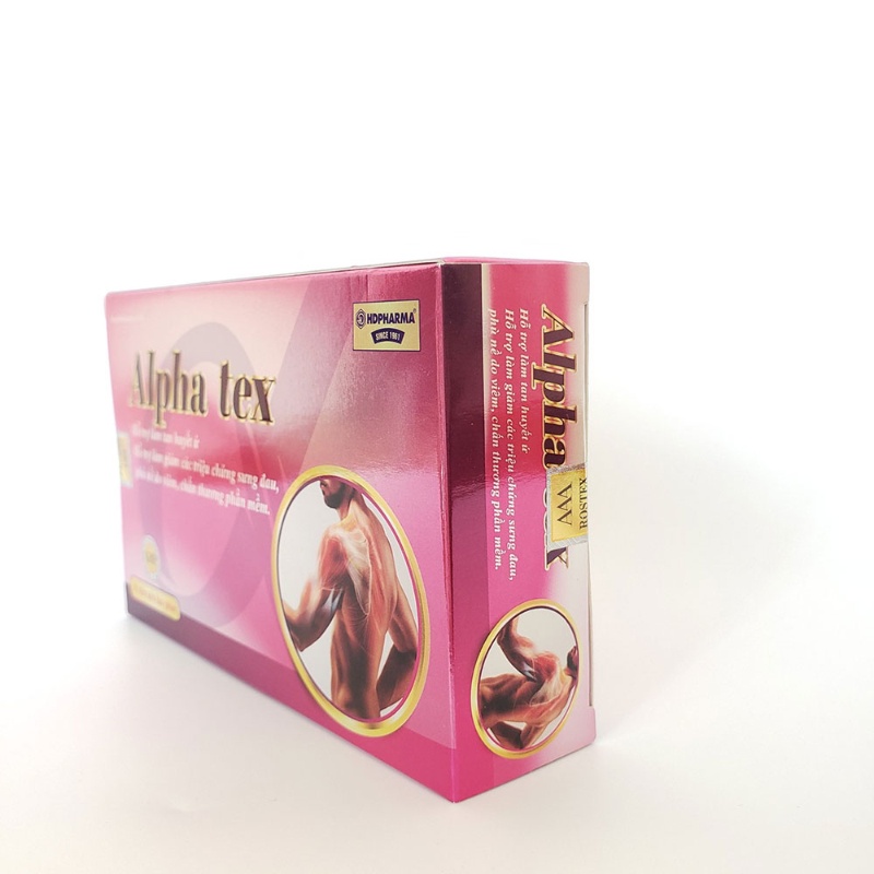 ALPHA TEX - Giảm phù nề - Tan máu bầm - Hộp 30 viên - Rostex- Tủ Thuốc Bảo Châu