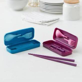 TUPPERWARE !! Muỗng khuấy nước màu xanh dương/tím