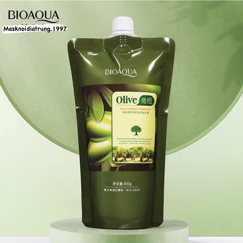 Mặt Nạ Ủ Tóc Olive Bioaqua