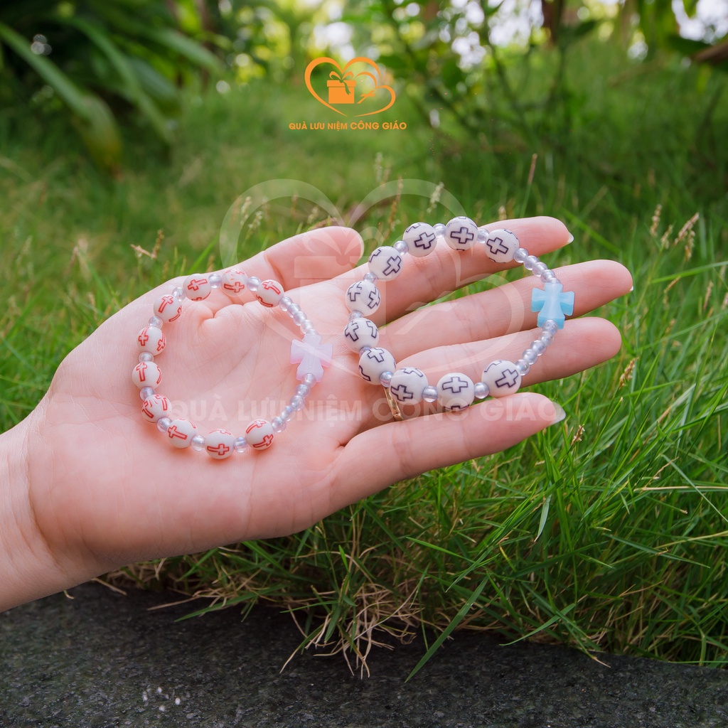 Chuỗi mân côi, vòng tay cho bé nhiều màu