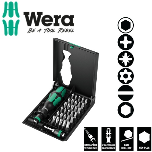 Bộ dụng cụ Wera 05057110001 Kraftform Kompakt 70 Universal