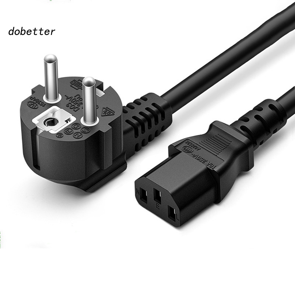 Dây cáp cấp nguồn phích cắm EU dành cho máy tính để bàn Dobetter